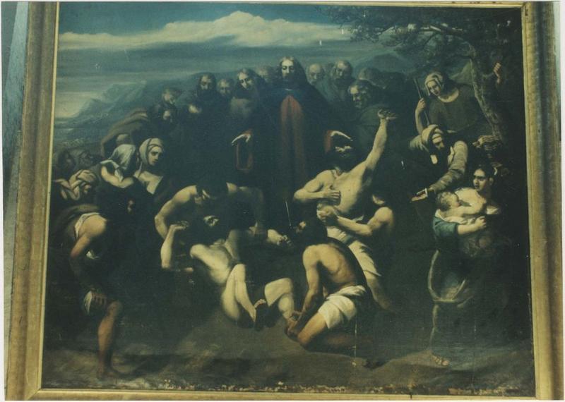 tableau : Jésus guérissant les possédés, vue générale