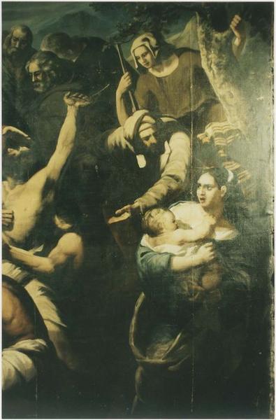 tableau : Jésus guérissant les possédés, détail