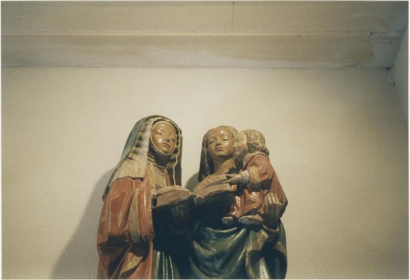 groupe sculpté : la Présentation au Temple, vue partielle