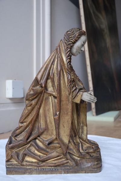 retable : scènes de la vie de la Vierge, l'Arbre de Jessé, détail