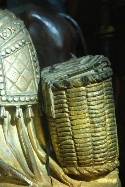 retable : scènes de la vie de la Vierge, l'Arbre de Jessé, détail