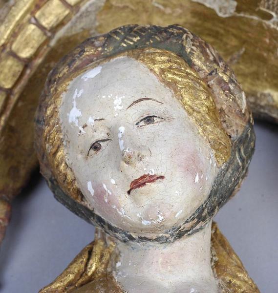 retable : scènes de la vie de la Vierge, l'Arbre de Jessé, détail