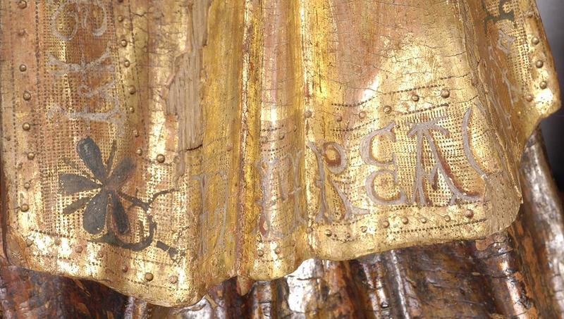 retable : scènes de la vie de la Vierge, l'Arbre de Jessé, détail
