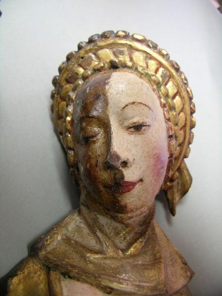 retable : scènes de la vie de la Vierge, l'Arbre de Jessé, détail