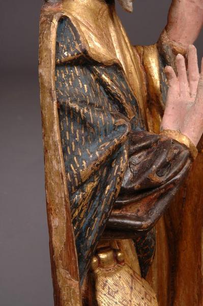 retable : scènes de la vie de la Vierge, l'Arbre de Jessé, détail