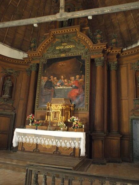 tableau du maître-autel : la Cène, vue générale - © Ministère de la Culture (France), Médiathèque du patrimoine et de la photographie (objets mobiliers), tous droits réservés