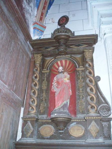 retable du maître-autel, vue partielle