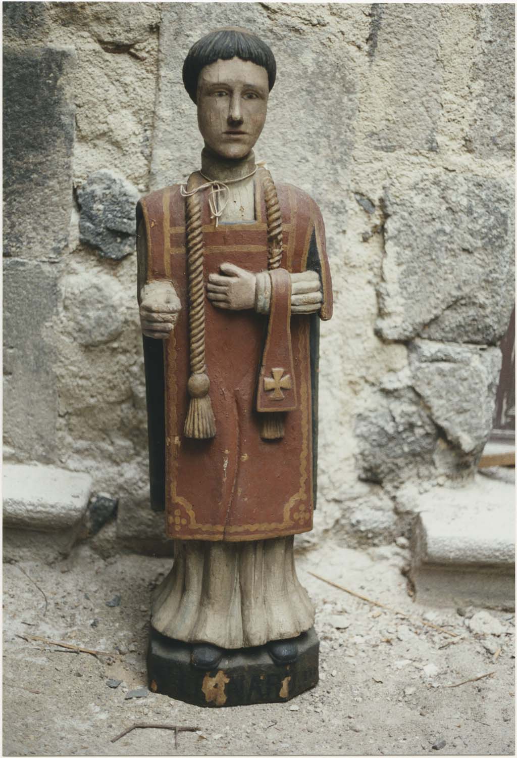 statue : saint Léonard, vue générale