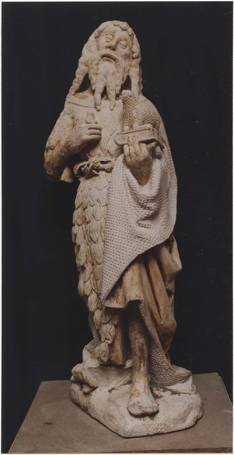 statue (demi-nature) : saint Jean-Baptiste, vue générale