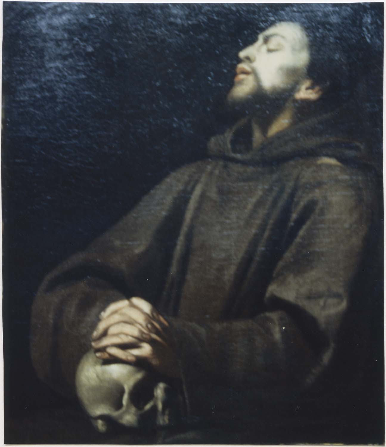 tableau : saint François méditant, vue générale