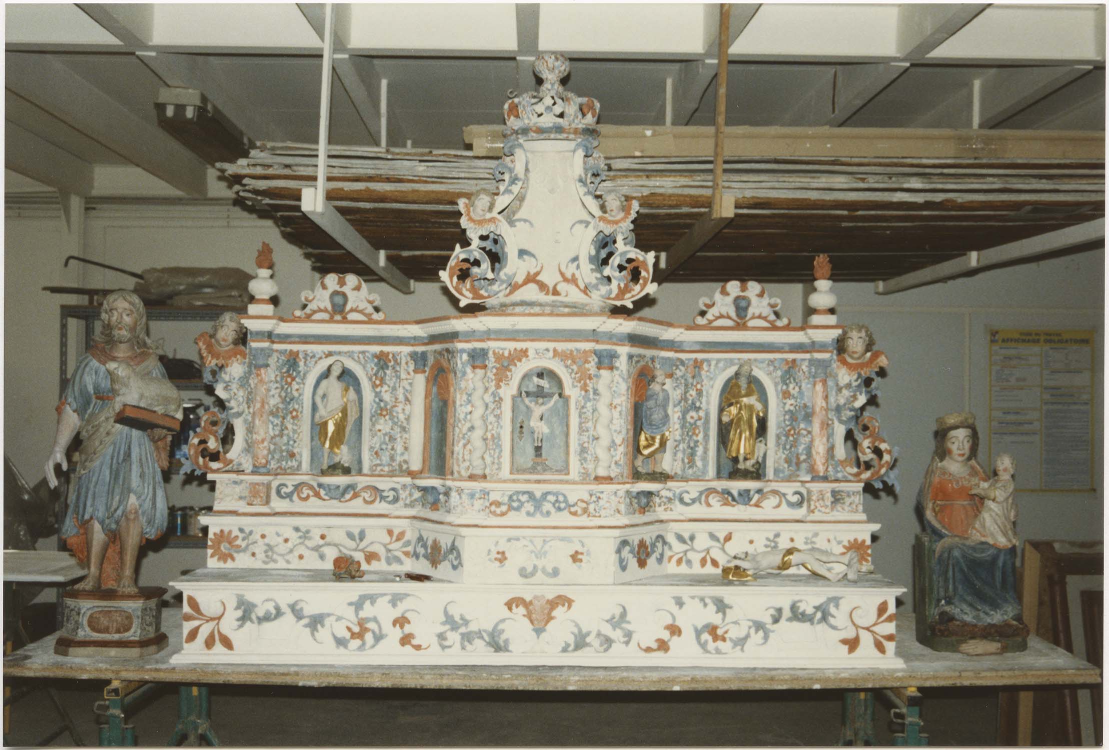 tabernacle du maître-autel, vue générale