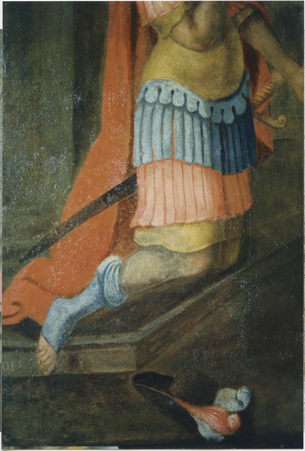 tableau : Vision de saint Martin (la), détail