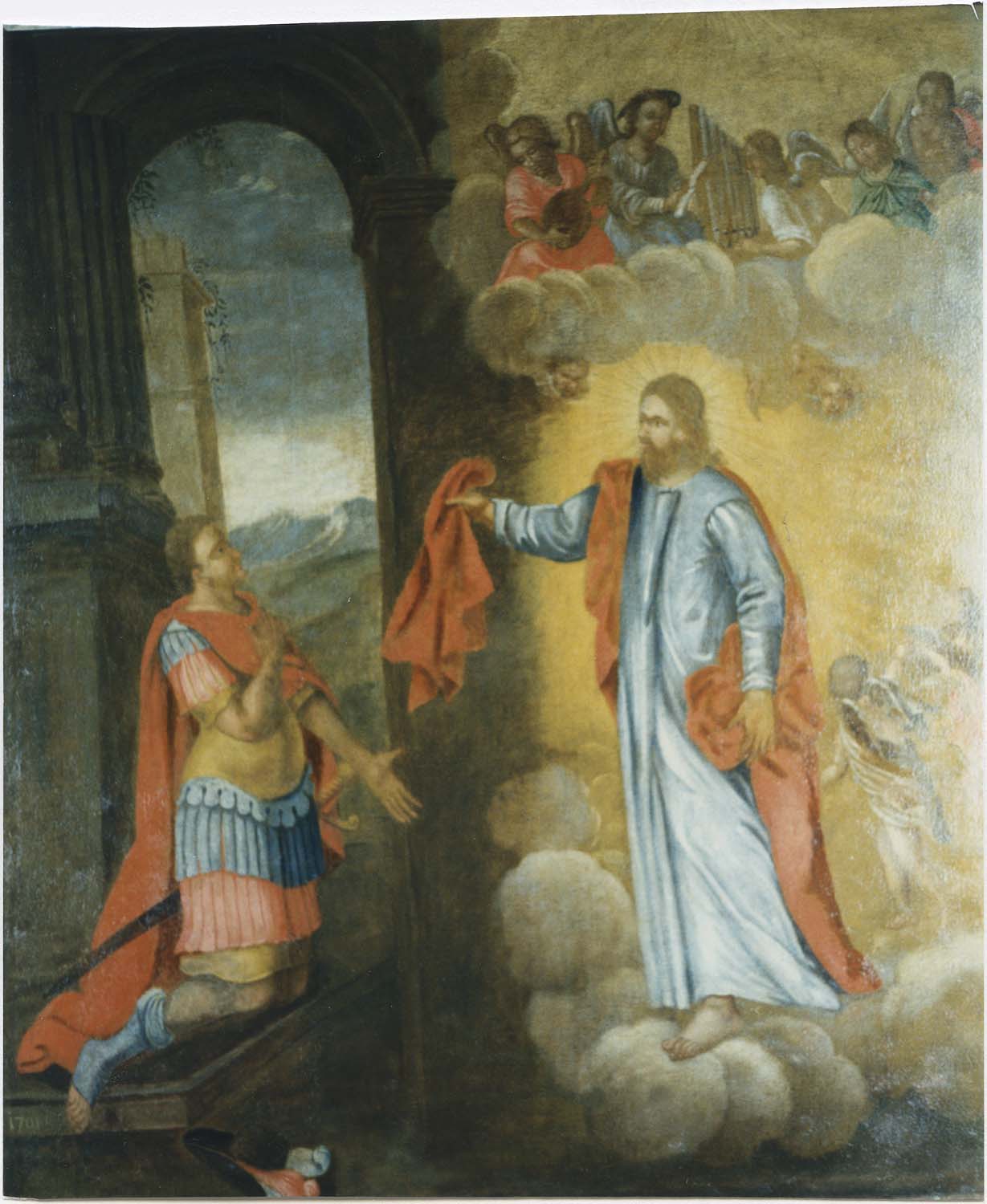 tableau : Vision de saint Martin (la), vue générale