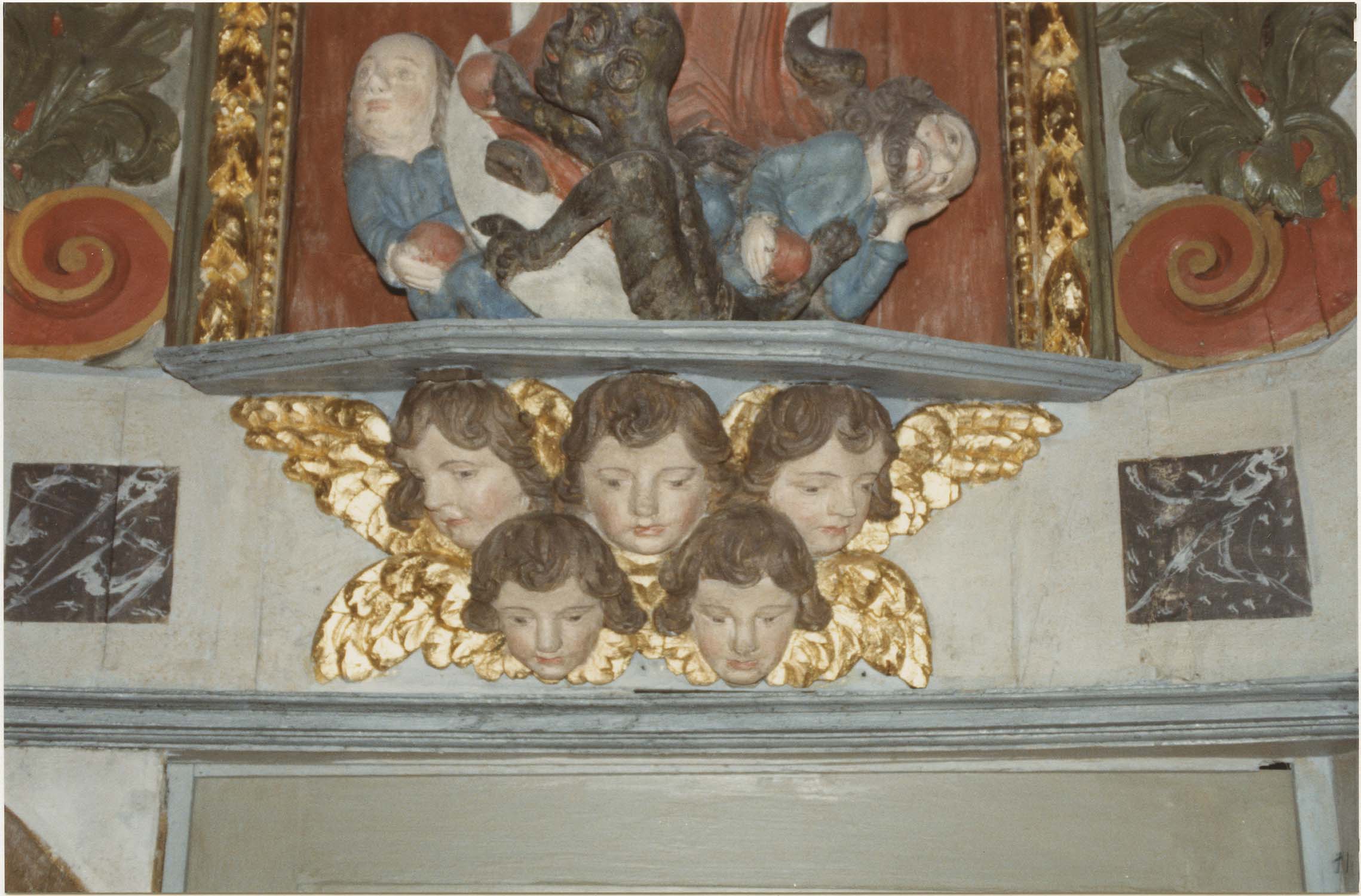 retable du maître-autel, détail