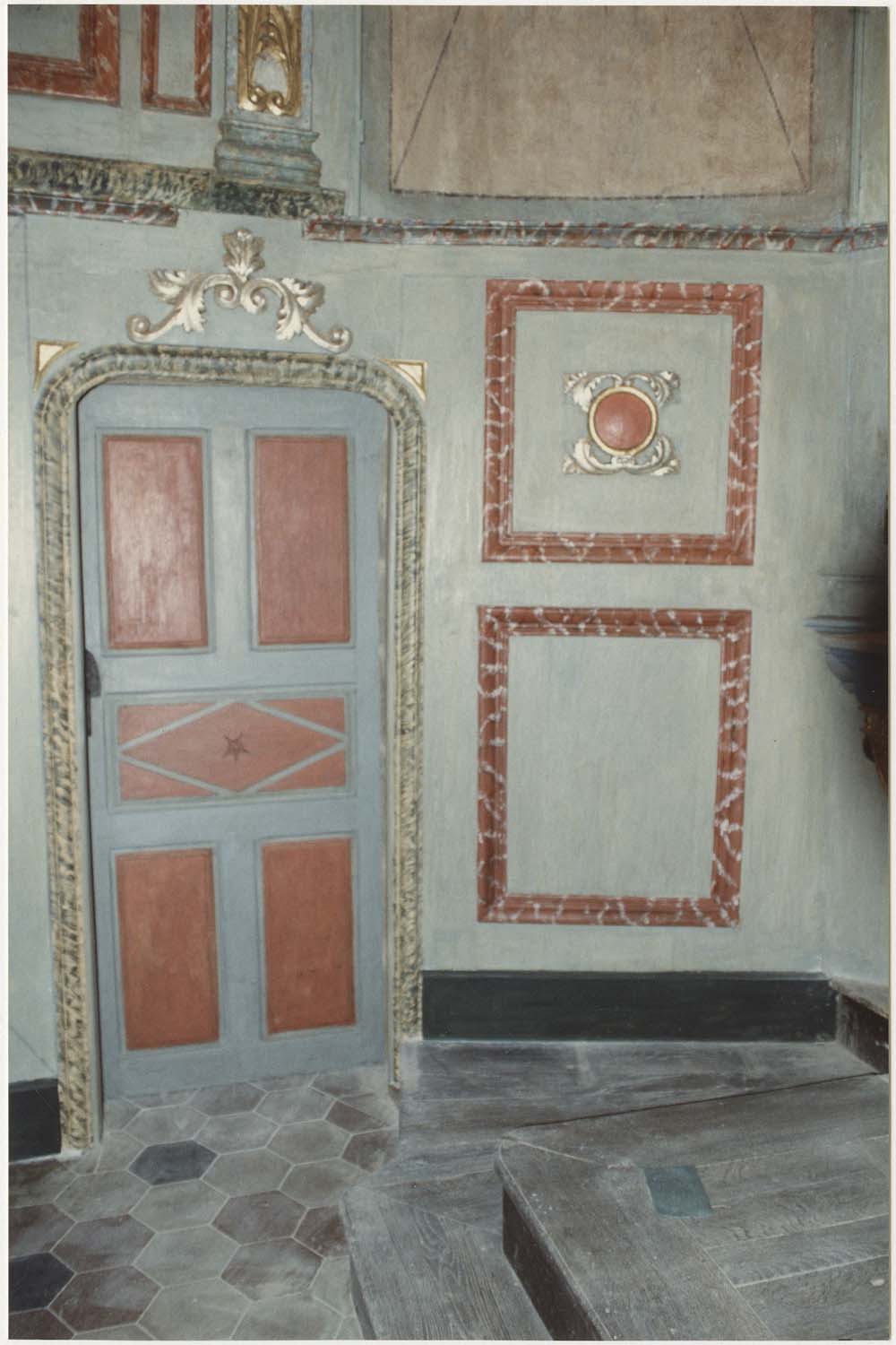 lambris de hauteur, vue partielle