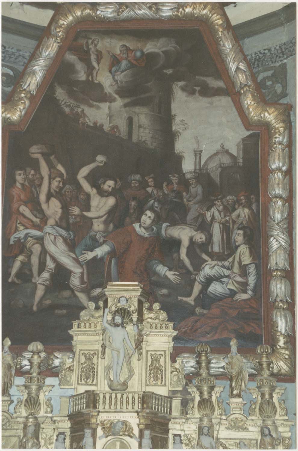 tableau : Martyre de saint Etienne, vue générale