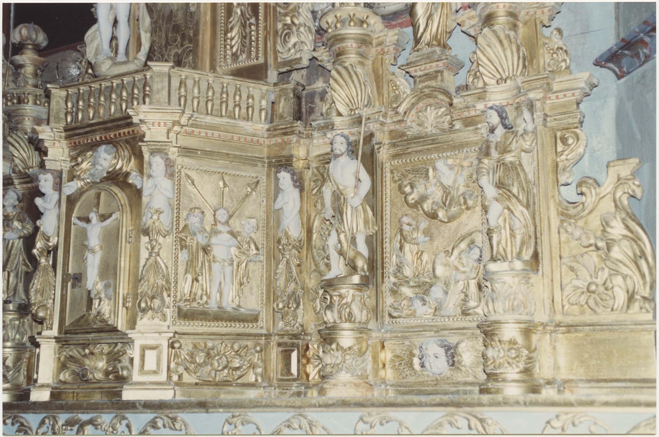 tabernacle du maître-autel, vue partielle