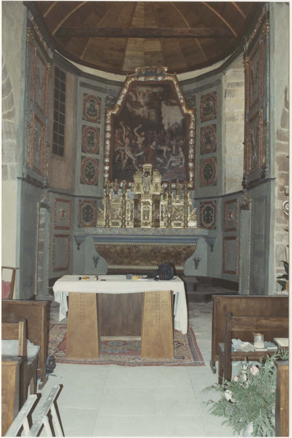 maître-autel, vue générale