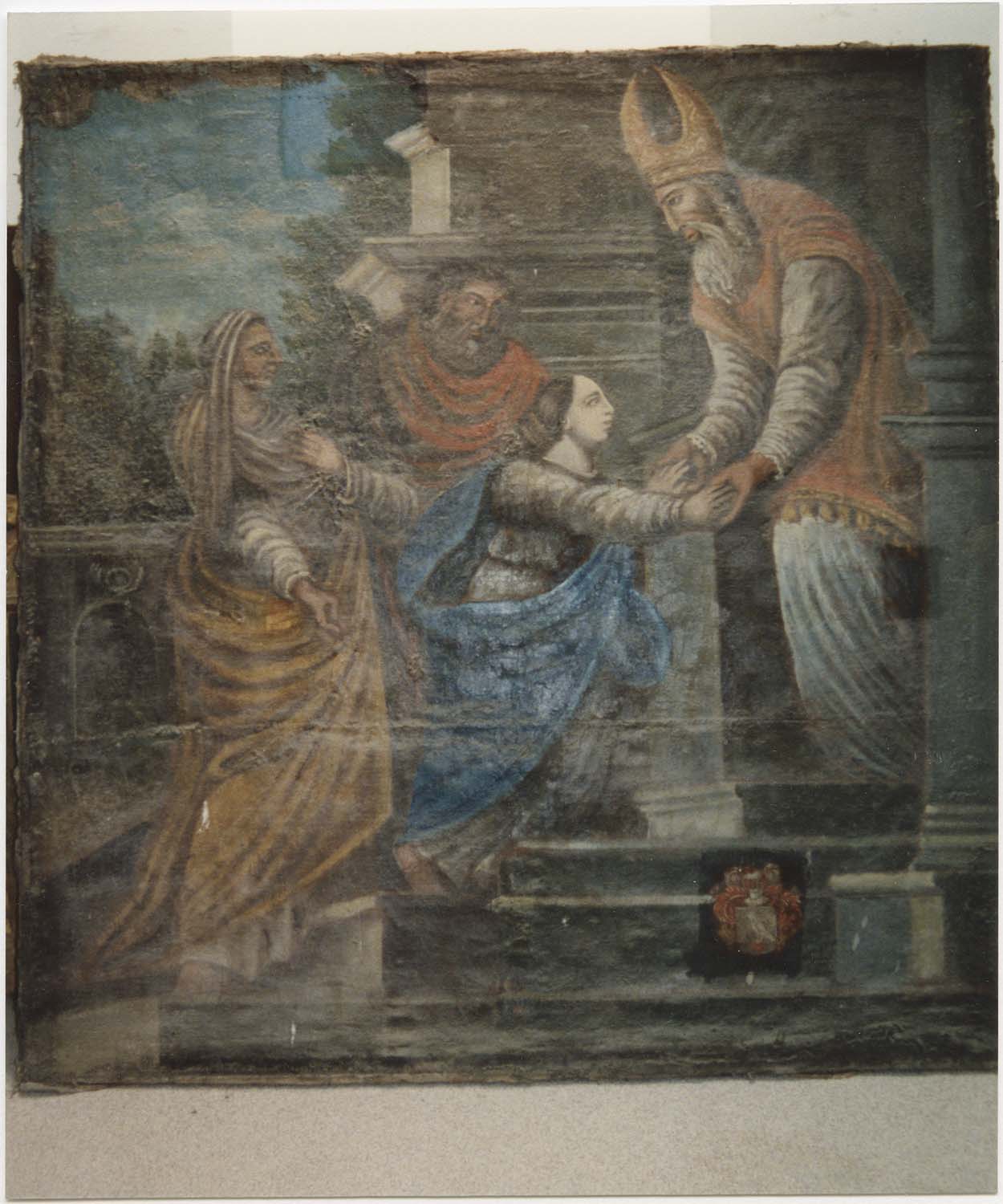 tableau du retable latéral nord : Présentation de Marie au Temple, vue générale