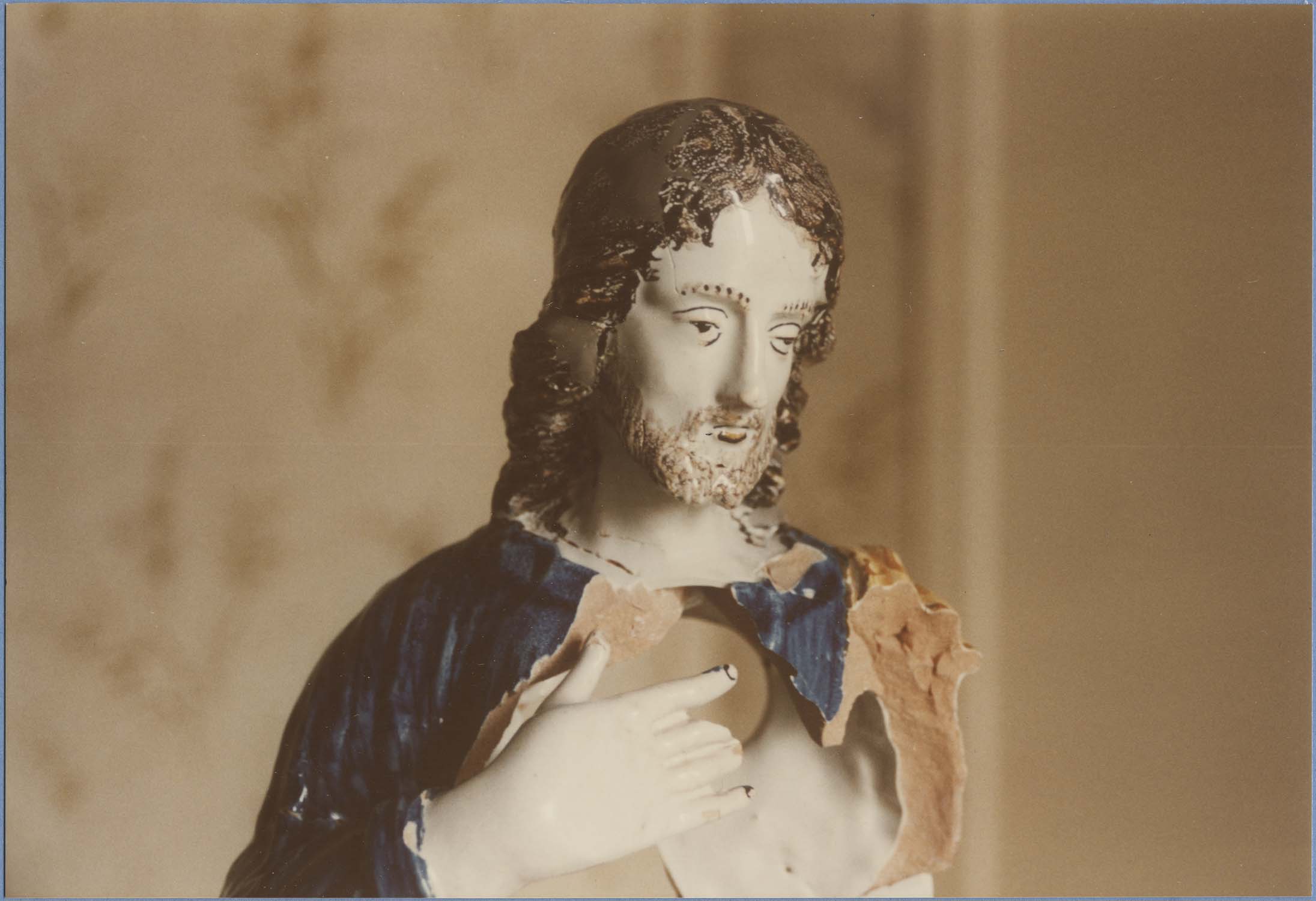 statuette : saint Joseph, détail