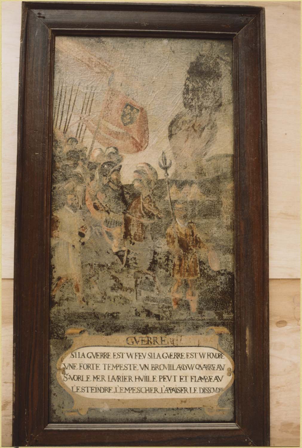 tableau : épisode de la vie de saint Vorles, vue générale