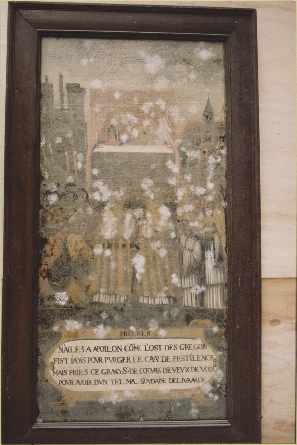 tableau : épisode de la vie de saint Vorles, vue générale