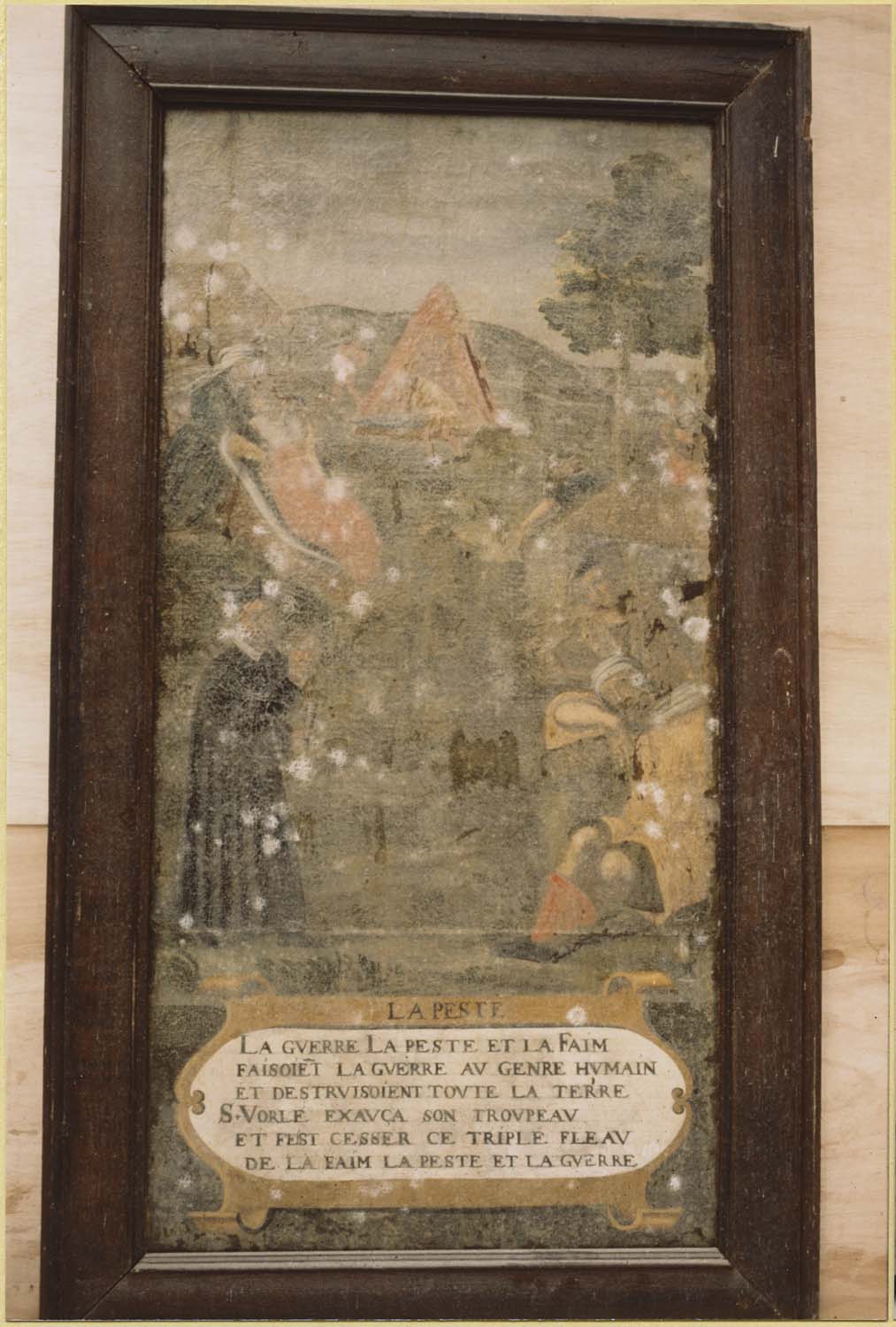 tableau : épisode de la vie de saint Vorles, vue générale