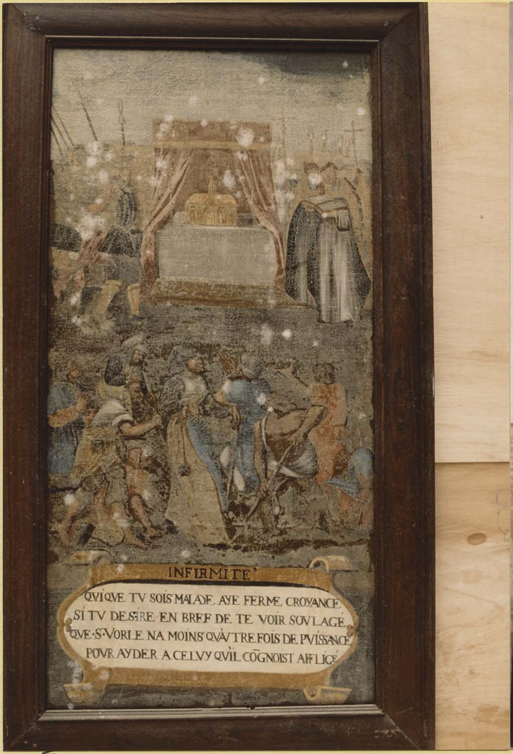 tableau : épisode de la vie de saint Vorles, vue générale