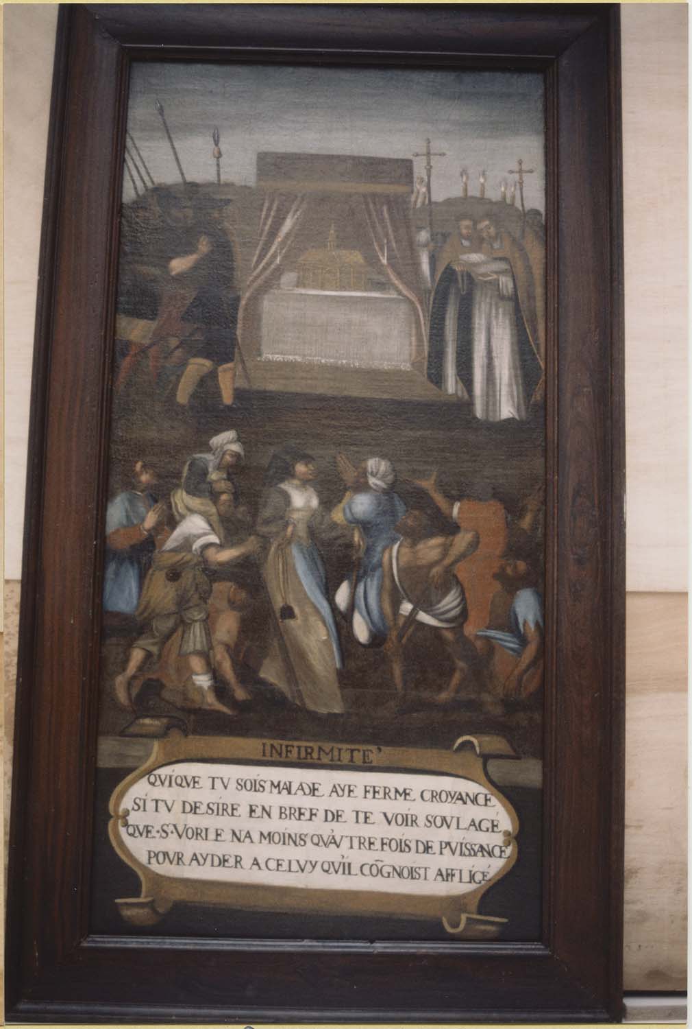 tableau : épisode de la vie de saint Vorles, vue générale