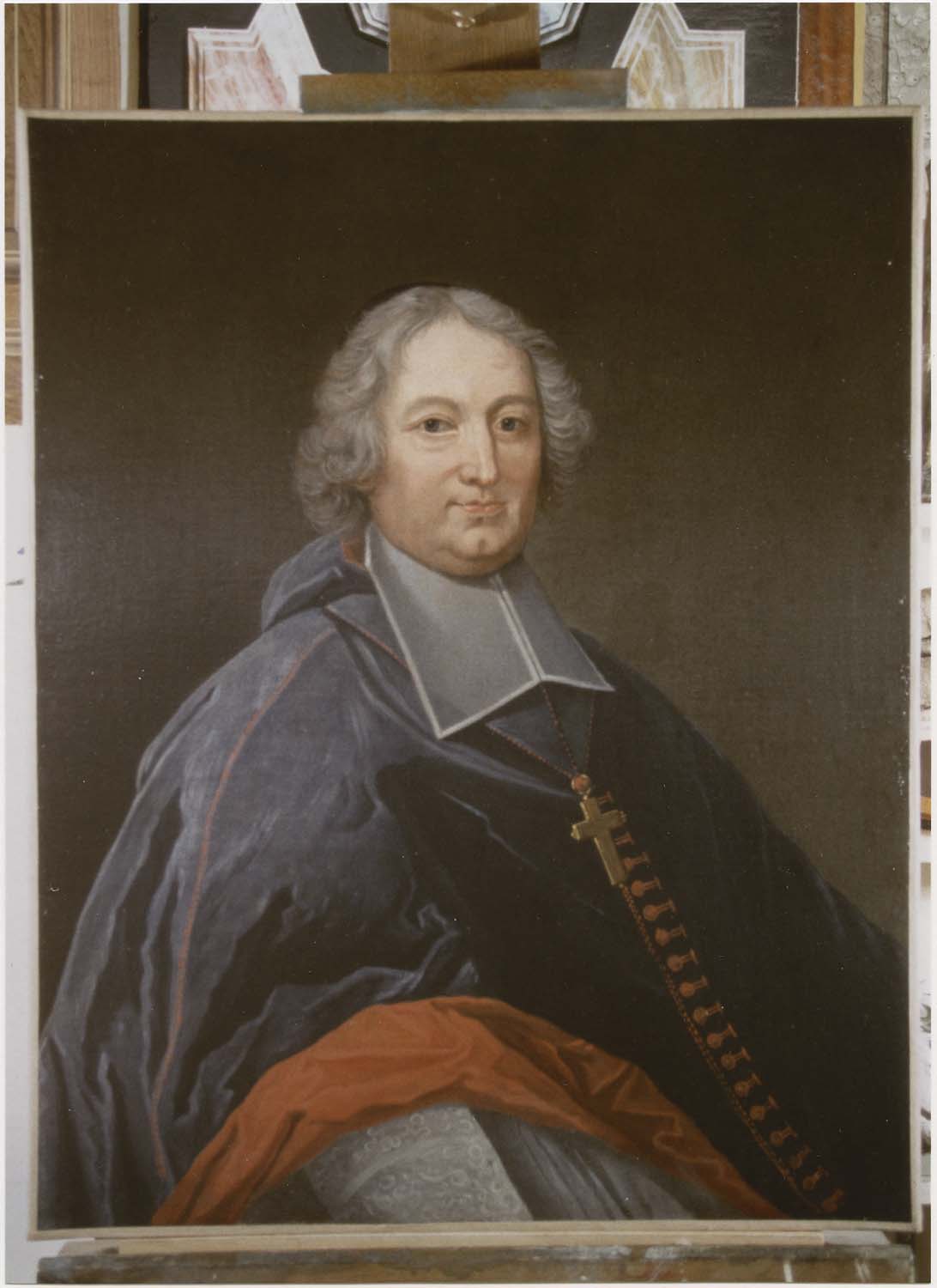 tableau : Louis de la Vergne Montenard de Tressan, évêque du Mans, vue générale