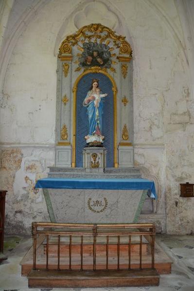 retable de la Vierge, vue générale - © Ministère de la Culture (France), Médiathèque du patrimoine et de la photographie (objets mobiliers), tous droits réservés