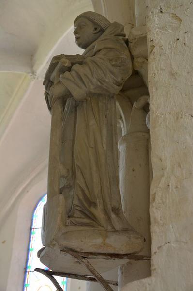 statue : saint Fiacre, vue générale - © Ministère de la Culture (France), Médiathèque du patrimoine et de la photographie (objets mobiliers), tous droits réservés