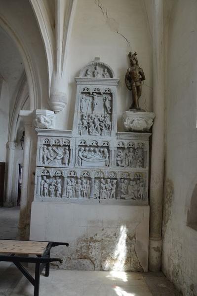 retable, bas-reliefs : scènes de la vie du Christ, vue générale - © Ministère de la Culture (France), Médiathèque du patrimoine et de la photographie (objets mobiliers), tous droits réservés