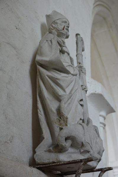 statue : saint Marcel, vue générale - © Ministère de la Culture (France), Médiathèque du patrimoine et de la photographie (objets mobiliers), tous droits réservés