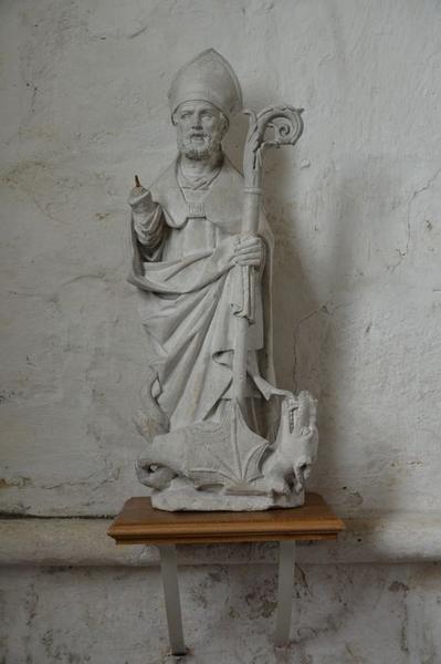 statue : saint Marcel, vue générale - © Ministère de la Culture (France), Médiathèque du patrimoine et de la photographie (objets mobiliers), tous droits réservés