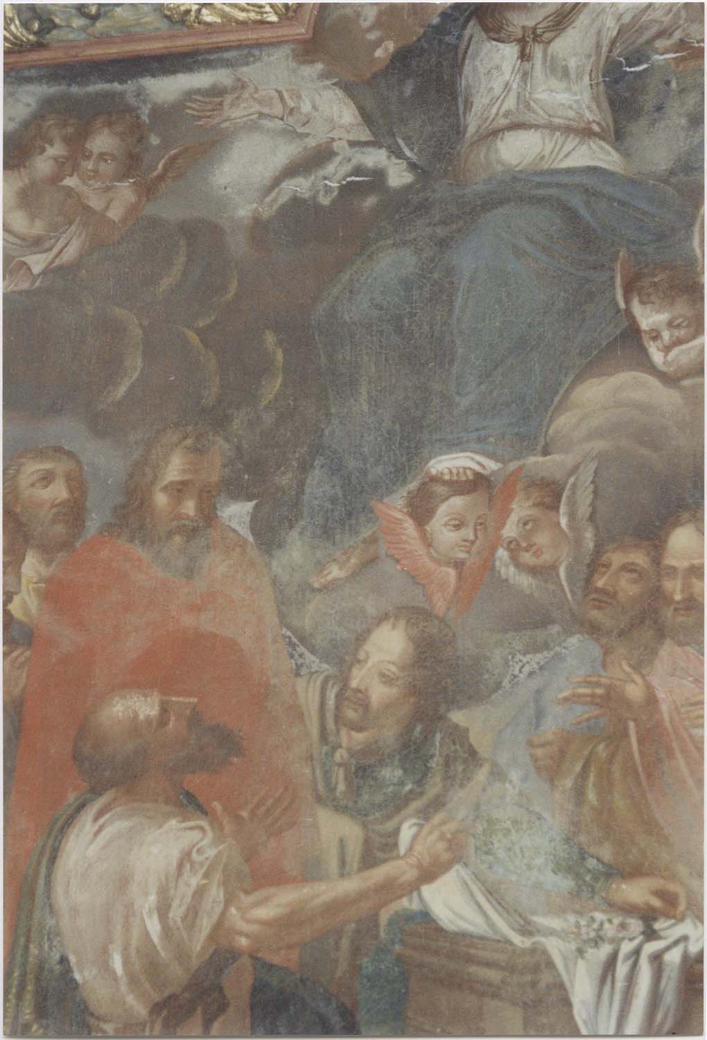 tableau : Assomption de la Vierge (l’), détail