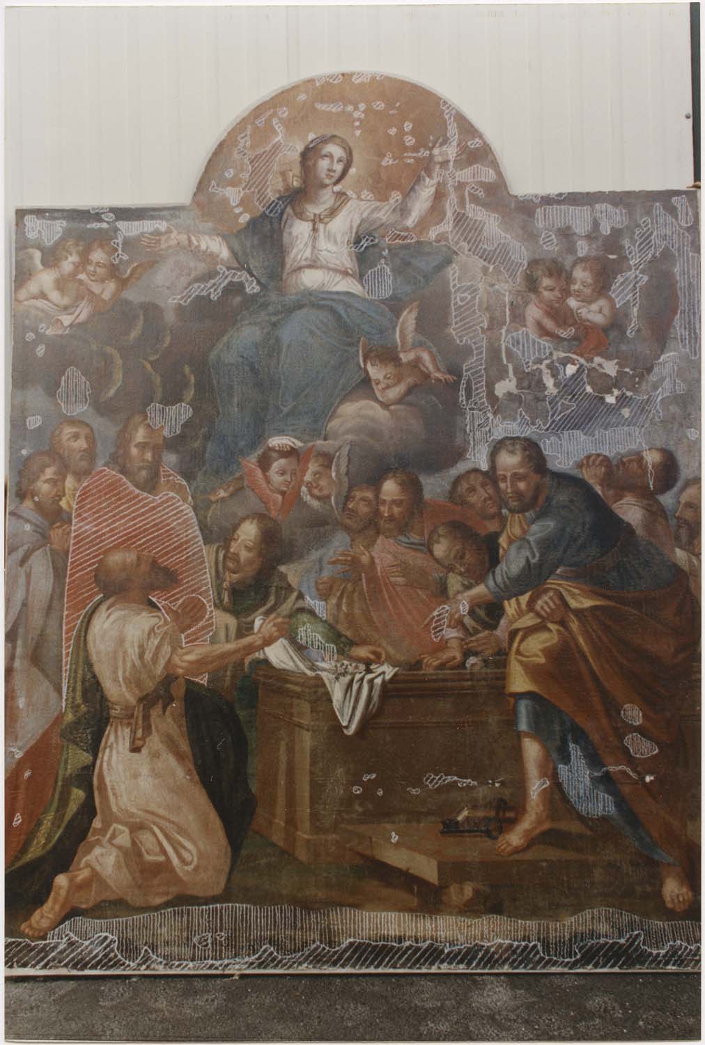 tableau : Assomption de la Vierge (l’), vue générale