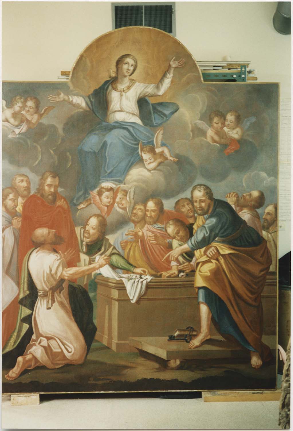 tableau : Assomption de la Vierge (l’), vue générale