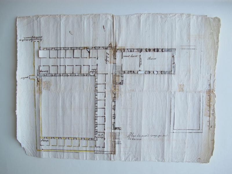 Plan : carmel de Tours, (premier étage), vue générale
