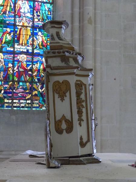 tabernacle du maître-autel, profil droit, vue générale