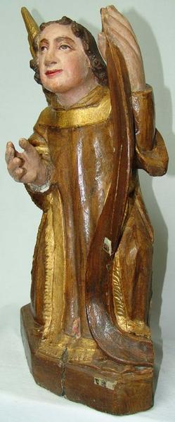 statue : ange de l'Annonciation, vue générale - © Ministère de la Culture (France), Médiathèque du patrimoine et de la photographie (objets mobiliers), tous droits réservés