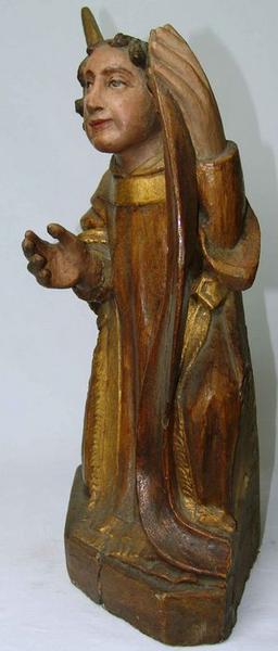 statue : ange de l'Annonciation, vue générale - © Ministère de la Culture (France), Médiathèque du patrimoine et de la photographie (objets mobiliers), tous droits réservés