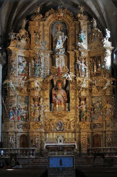 retable du maître-autel : le Triomphe de saint Pierre, vue générale - © Ministère de la Culture (France), Médiathèque du patrimoine et de la photographie (objets mobiliers), tous droits réservés