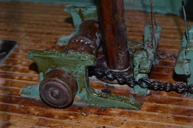 ex-voto (maquette de bateau) dit le Saint-Joseph, détail