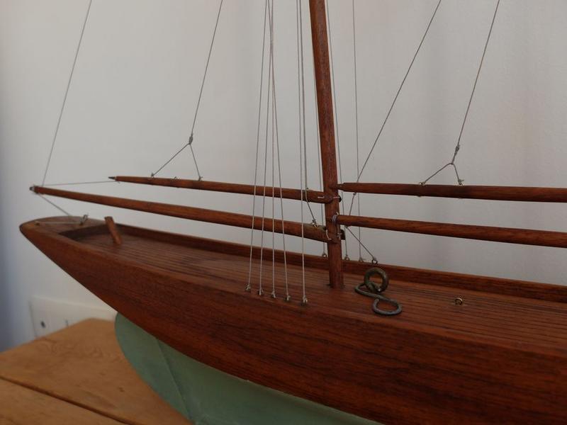 ex-voto (maquette de bateau), vue partielle