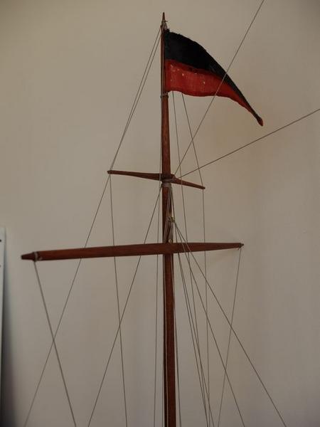 ex-voto (maquette de bateau), détail