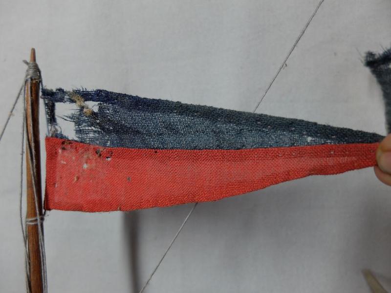 ex-voto (maquette de bateau), détail