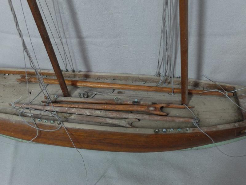 ex-voto (maquette de bateau), vue partielle