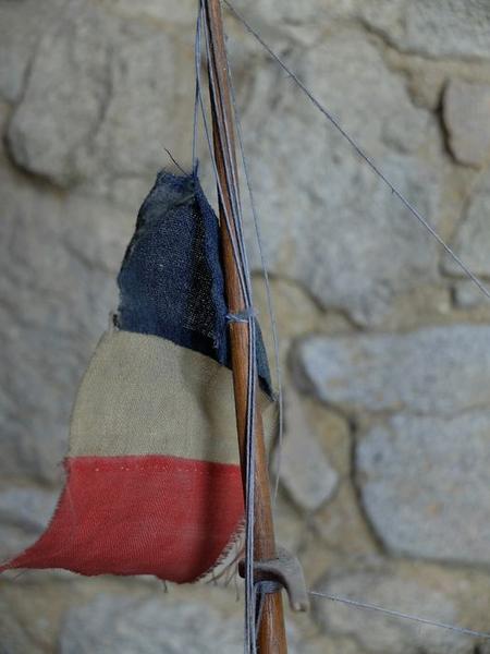 ex-voto (maquette de bateau), détail