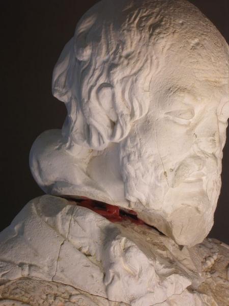 statue : saint Piat, détail